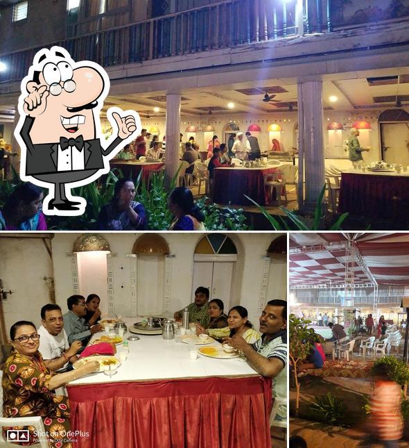 The interior of Atithi Gokul Restaurant