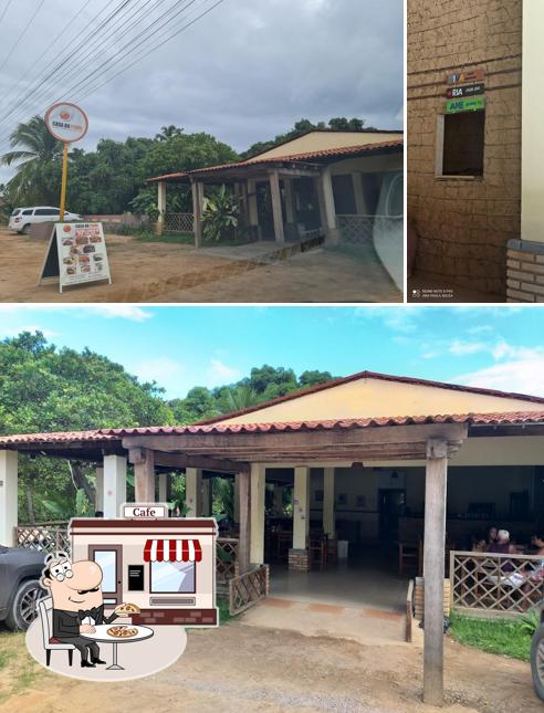 O exterior do Casa do Pirão