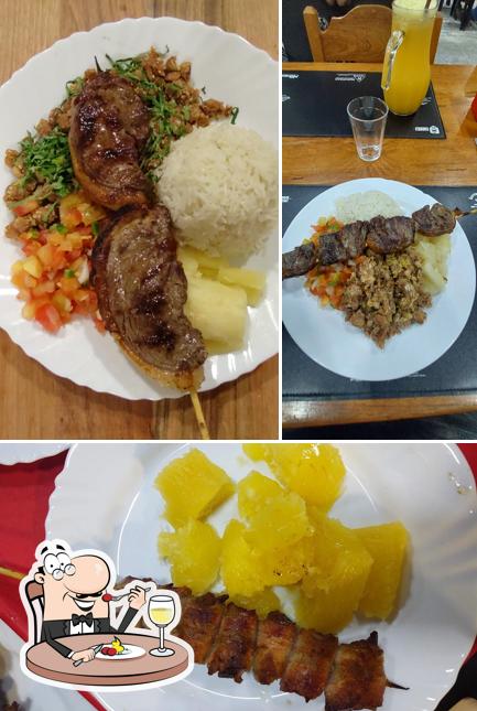 Platos en Coroado Espetos