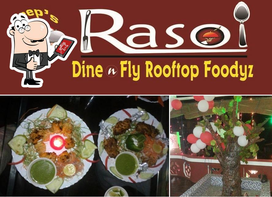 See this picture of Rasoi
