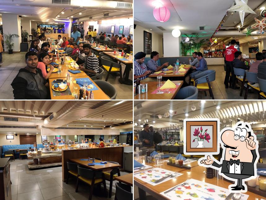 The interior of Flechazo GOLD, Madhapur