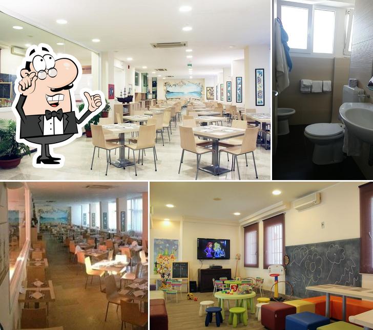 Gli interni di Hotel Major