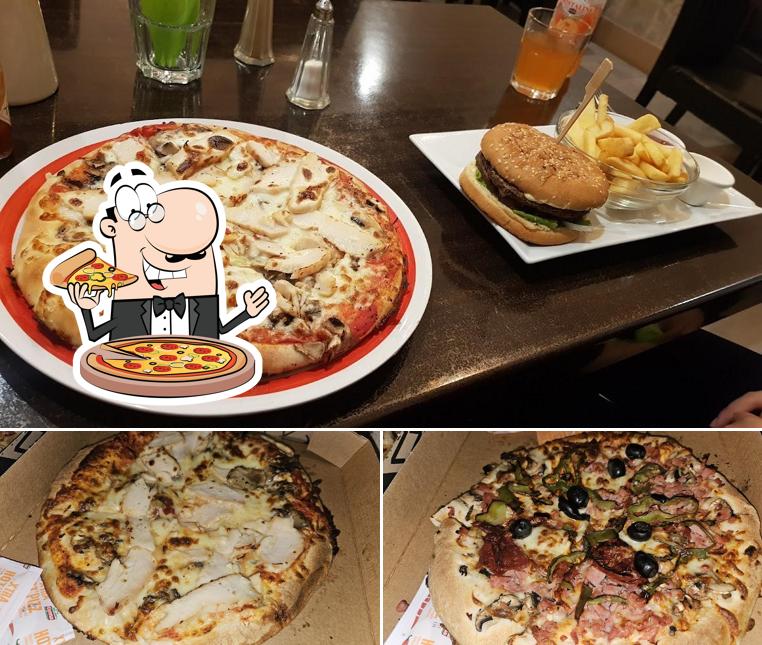 Prenez différents genres de pizzas