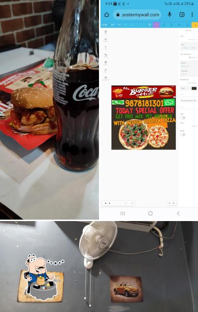 Food at Mr Burger Hut Baba Bakala