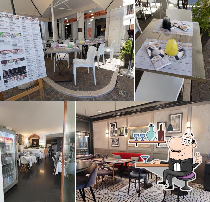 Gli interni di Osteria Vecchio Porto con Pizzeria