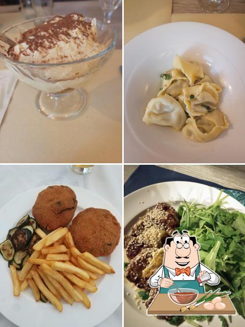 Ravioli al Trattoria Pizzeria Al Tiglio Pri Lipi