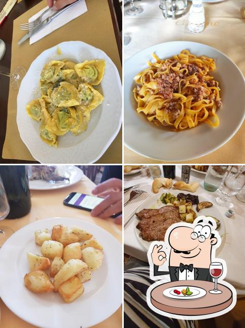 Platti al Trattoria Al Cantone