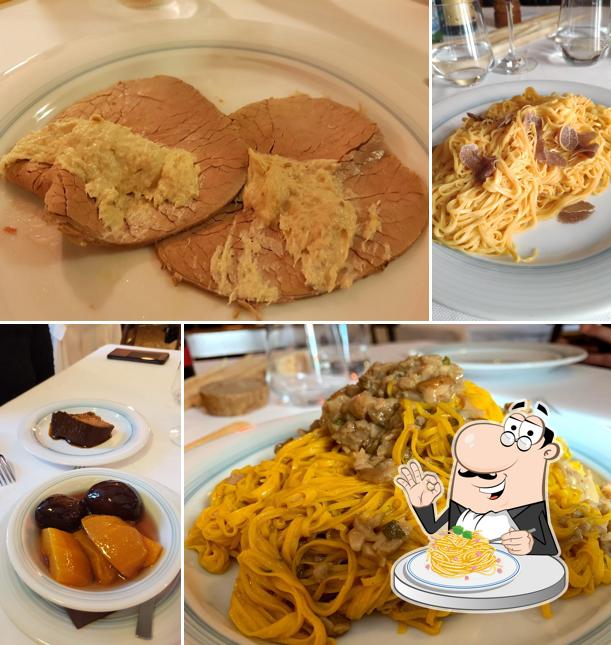 Spaghetti alla carbonara al Trattoria della Posta da Camulin