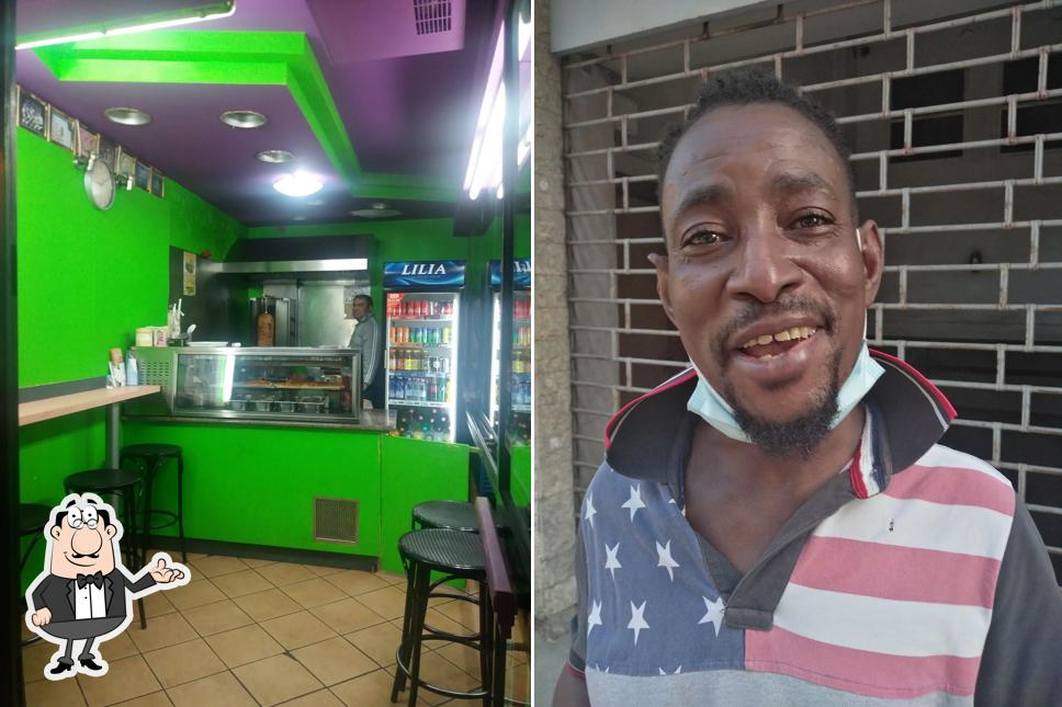 Gli interni di Kebab Ali Baba