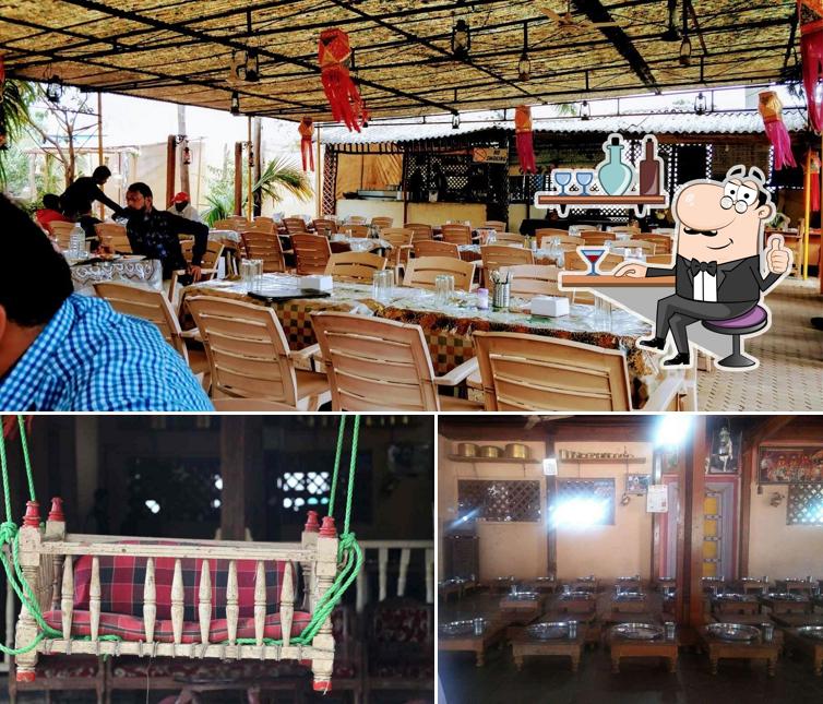The interior of Hotel Sanskruti