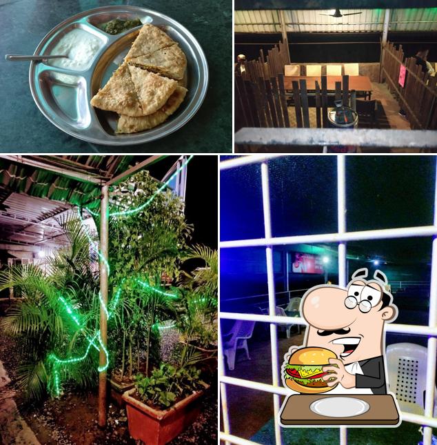 Order a burger at Apna Dhaba