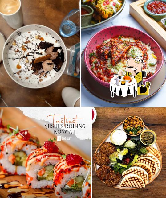 Food at Godwit Cafe Best Cafes in Indore Best Jain food in Indore Pure Veg restaurant