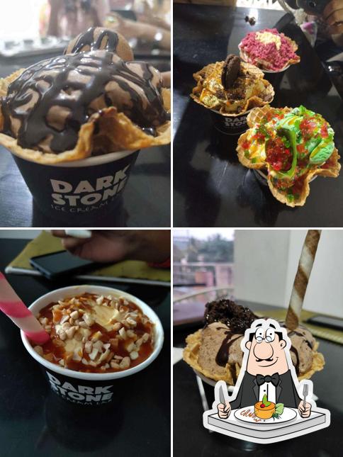 Food at Dark Stone Ice Cream Lab