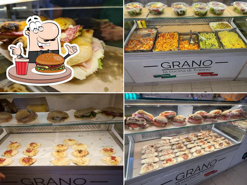 Ordina un hamburger a Grano la cucina di Traiano