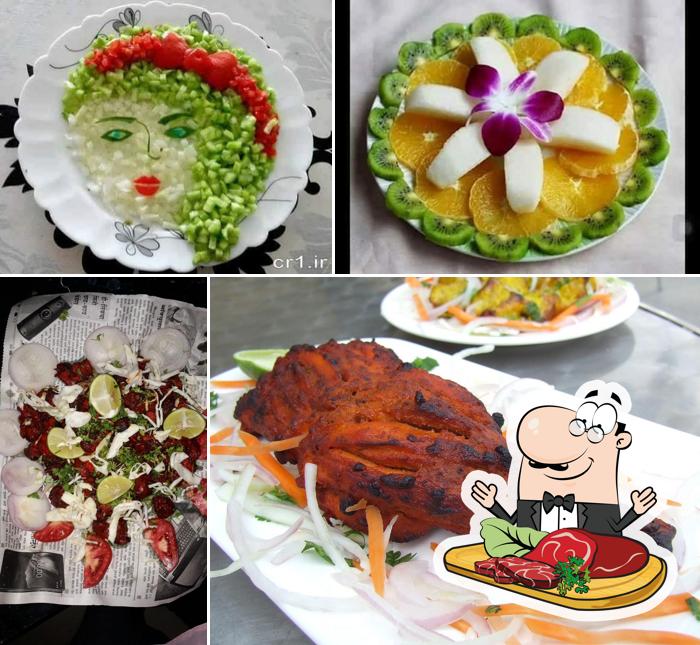 Beef carpaccio at HOTEL SG BAR & RESTRO