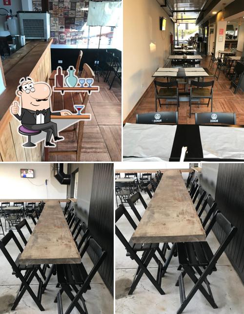 O interior do Bordão Pizzaria Itu