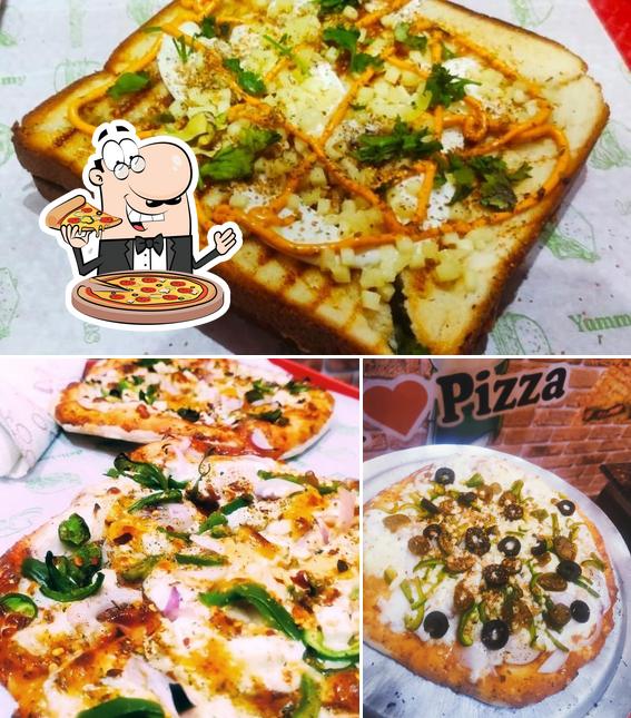 Order pizza at Buns & Bases