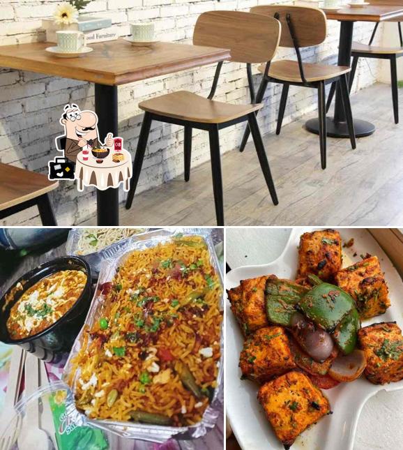 The picture of food and interior at Club 28 A Bistro