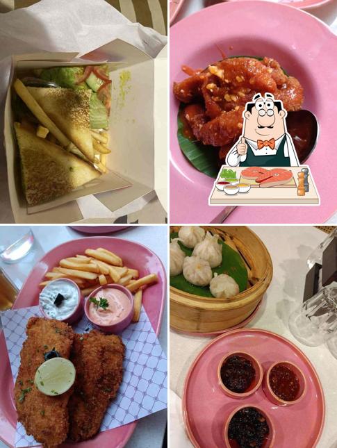 Fish and chips at Kaleidoscope - Malviya Nagar