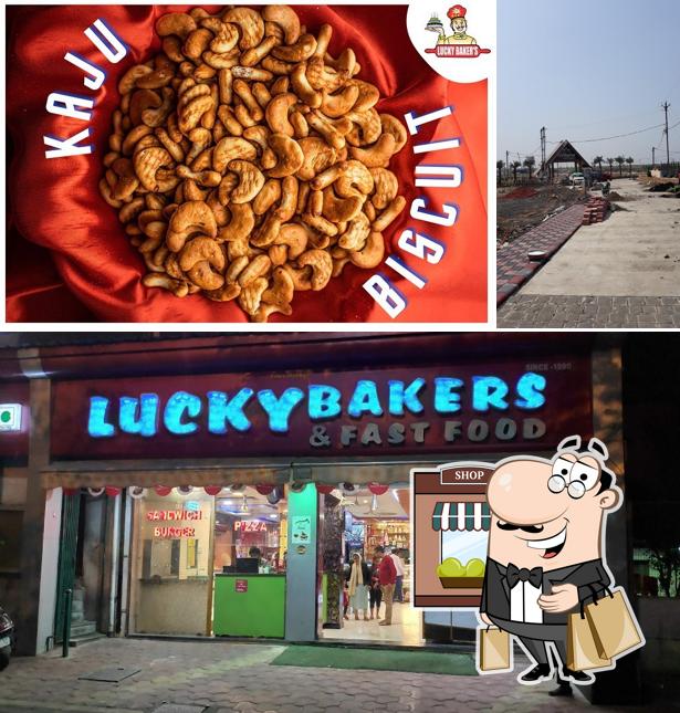 The restaurant's exterior and food