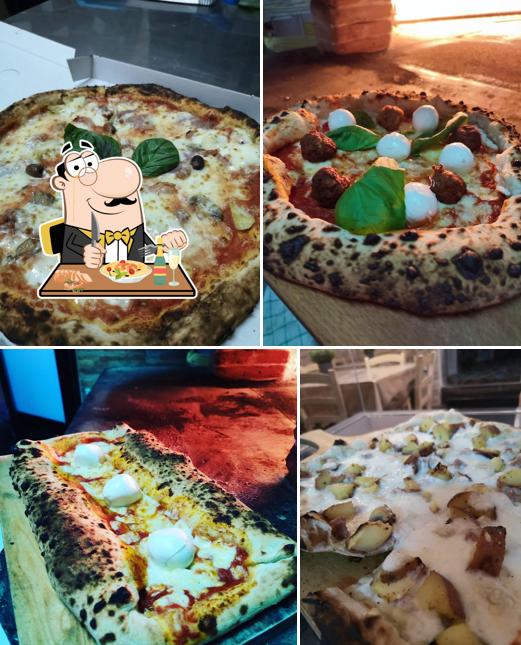 Cibo al Pizzeria senza parole