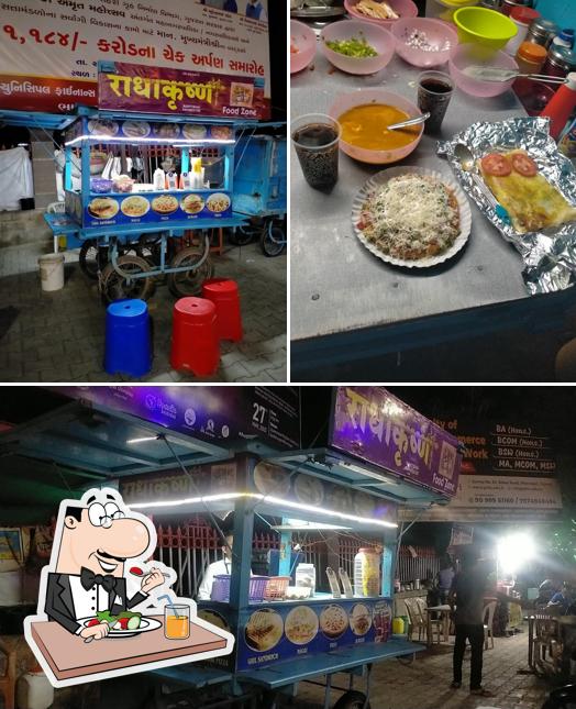 Food at Radha Krishna food zone