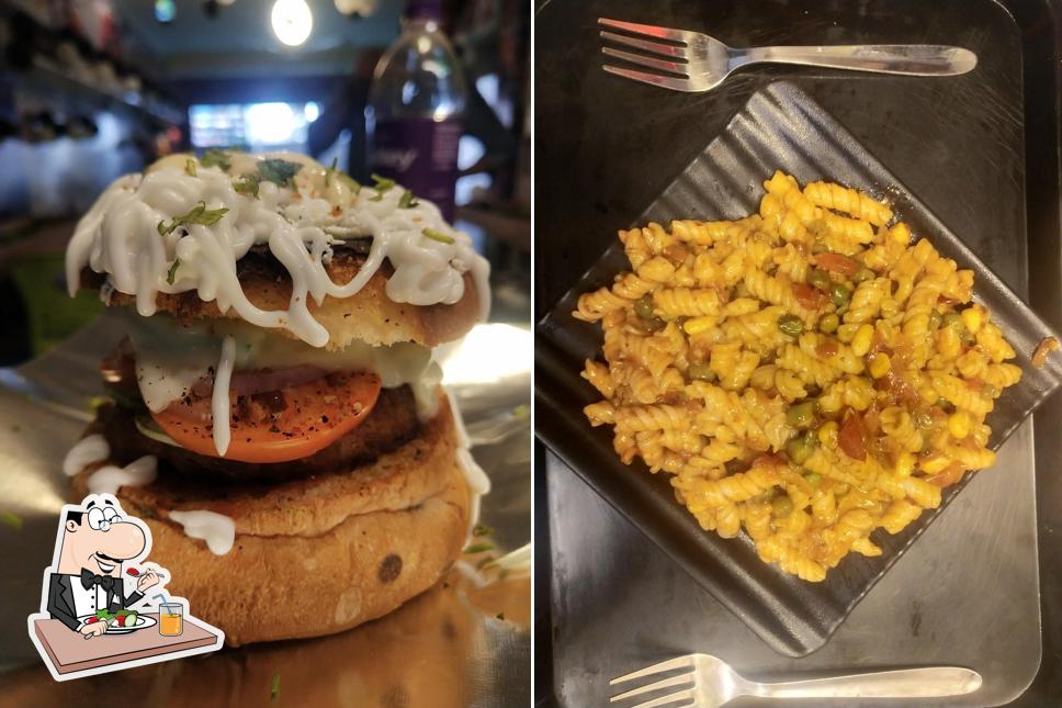 Meals at The unique cafe and restaurant