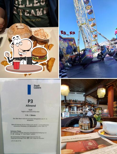 Prenditi un hamburger a Schützenhaus