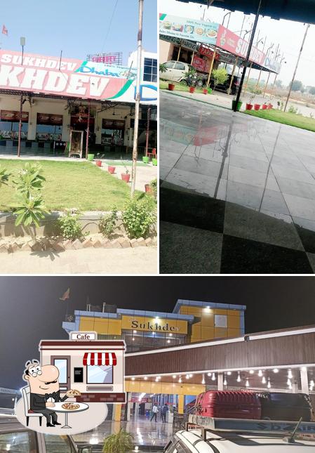 Check out how Sukhdev Dhaba looks outside