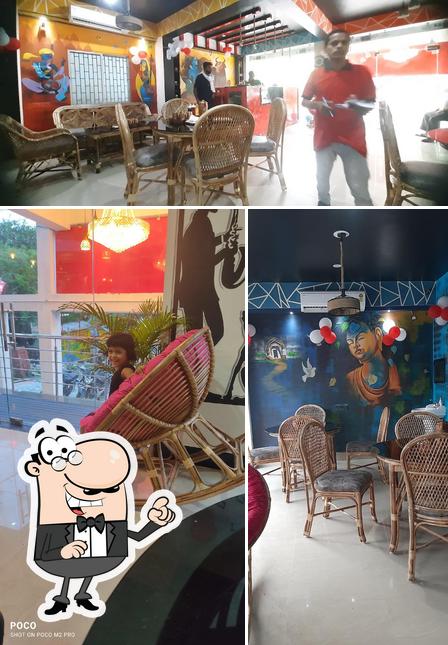 The interior of Swaaddesi Family Restaurant