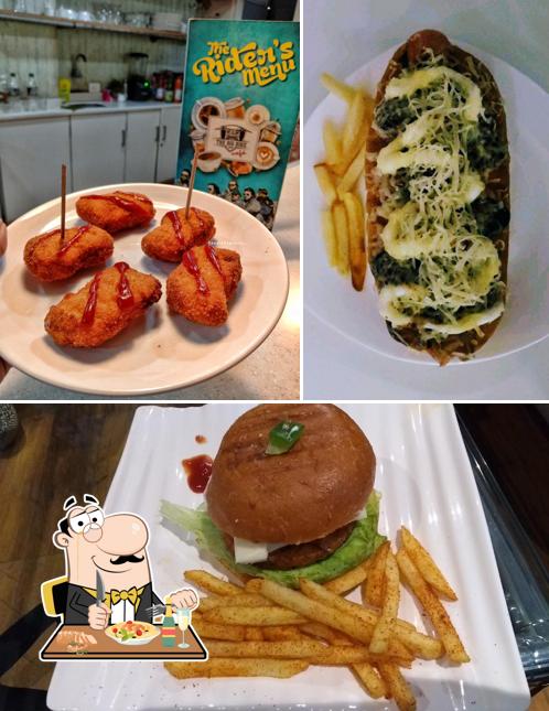 Food at The Big Bike Hub Cafe