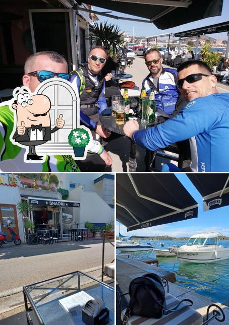 Gli esterni di Bistro Snaomi