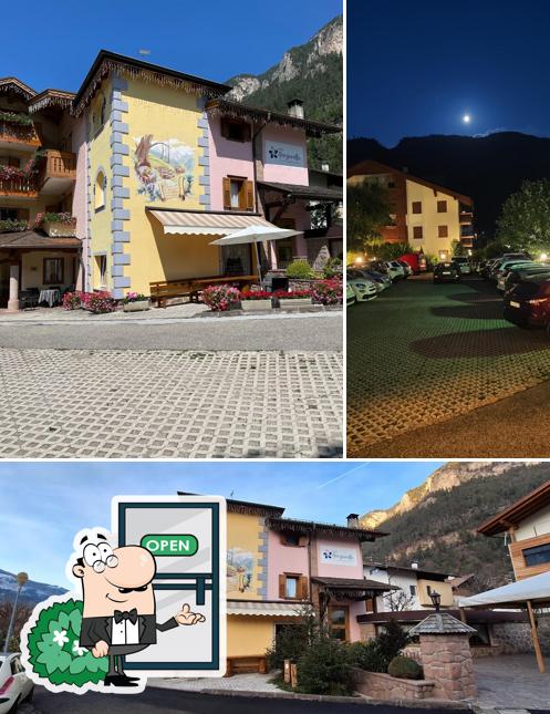 L'area esterna è una caratteristica importante di Hotel Genzianella Val di Fiemme Trentino