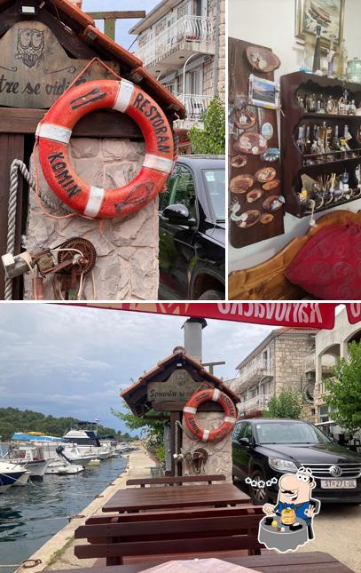Restoran Komin si caratterizza per la cibo e esterno