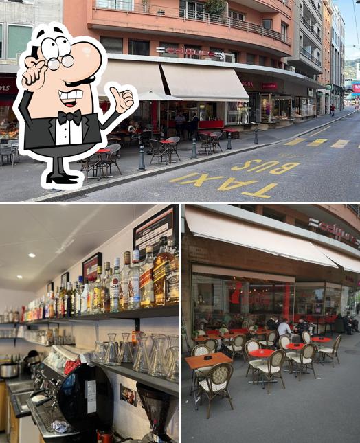 Gli interni di Le 23 Vevey (anciennement Le Chat Rouge)