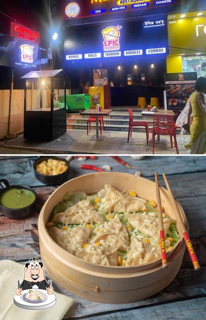 Dumplings at Epic Momos