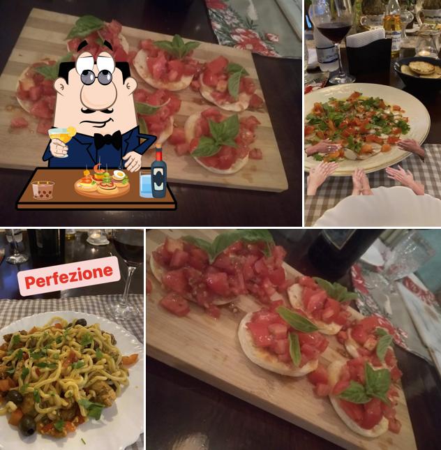 Bruschettas em Nonna Amelia fast-casual