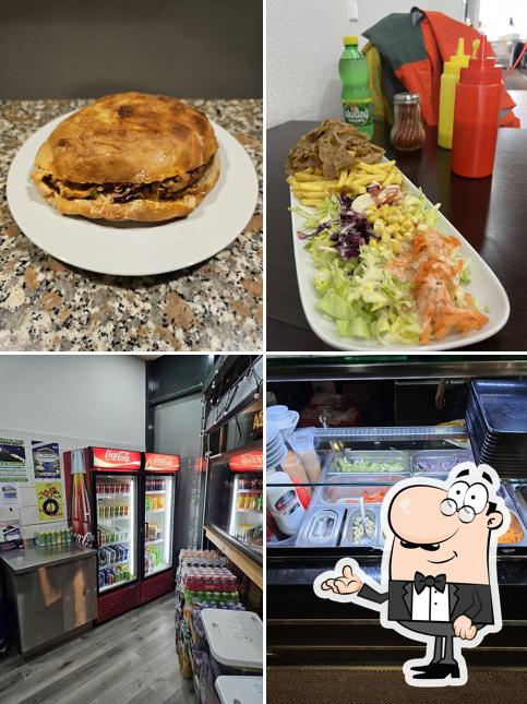 La foto di interni e cibo da Orient Döner Kebab, Pepito, Pide & Pizza