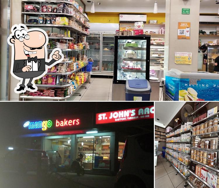 Take a seat at one of the tables at PVS Mango Bakers Eastfort