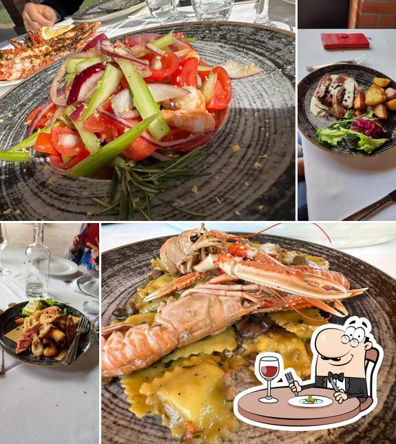 Cibo al Ristorante Piracanta del Lago