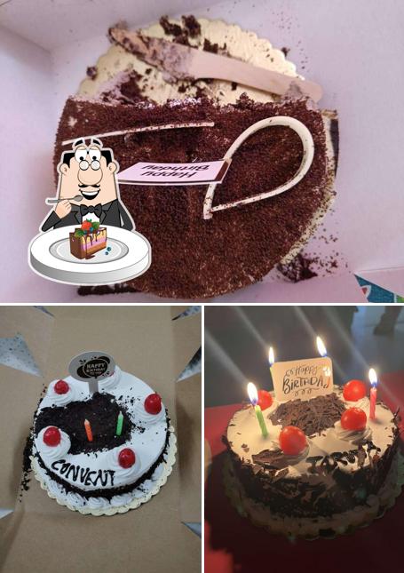 Chocolate cake at 7th Heaven