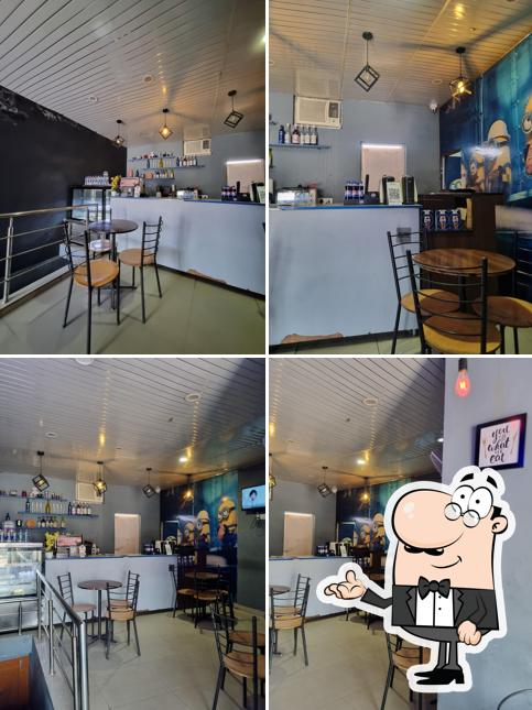 The interior of HANGOUT CAFE