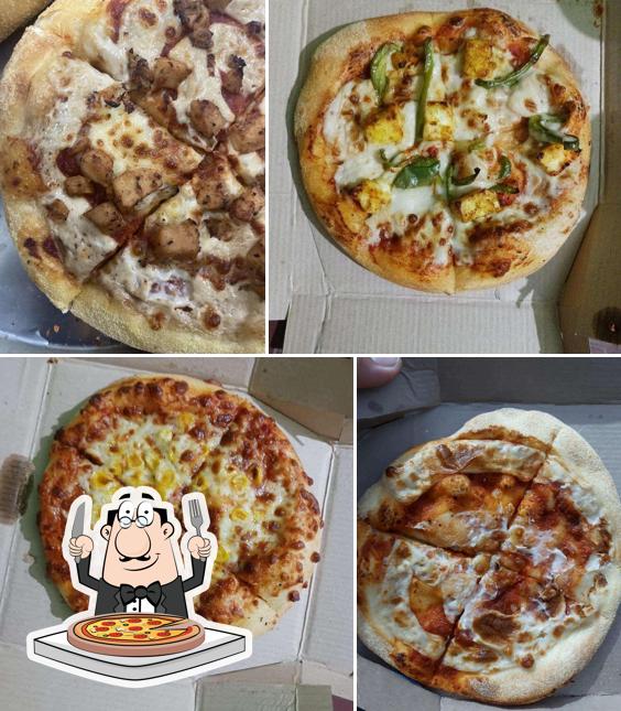 At Domino's Pizza, you can try pizza At Domino's Pizza, you can try pizza