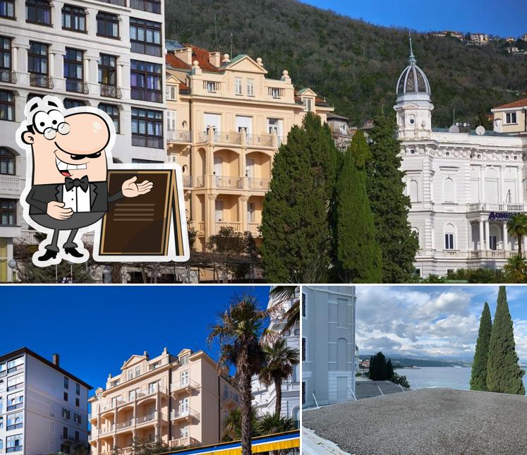 Puoi goderti l'aria fresca dal dehors di Hotel Lungomare Opatija