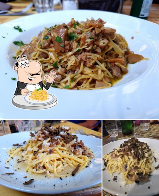 Spaghetti alla carbonara al Il Gargolo