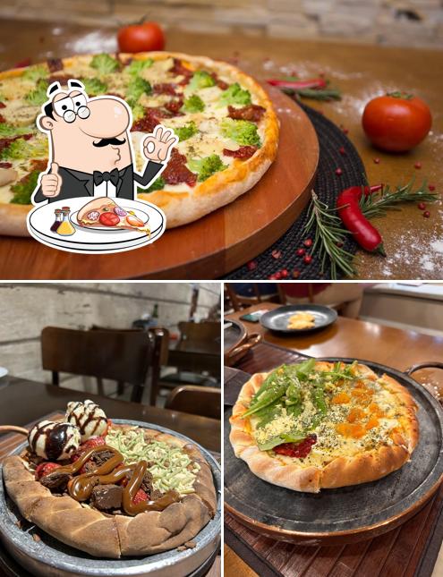 Escolha pizza no Piatto Pizza