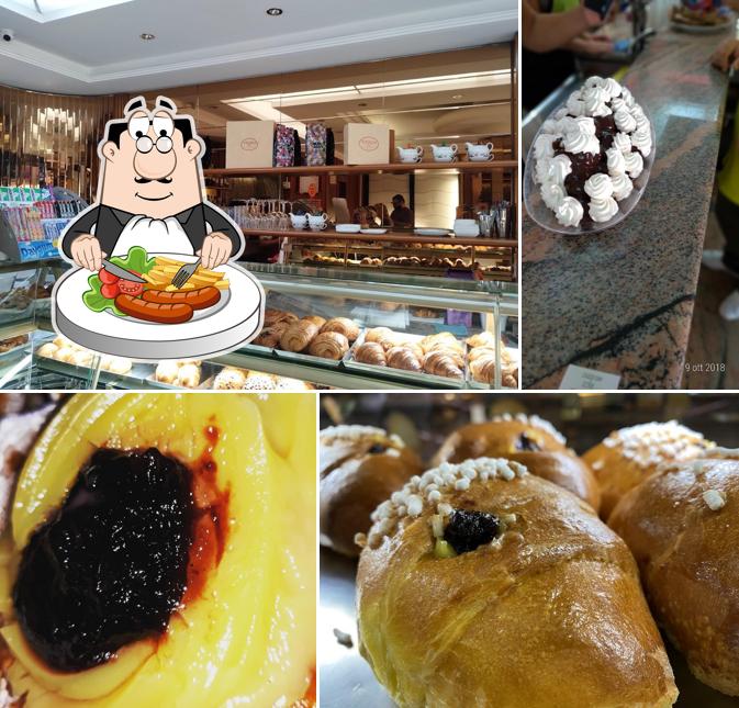 Platti al Bar Pasticceria Vezza Rosa