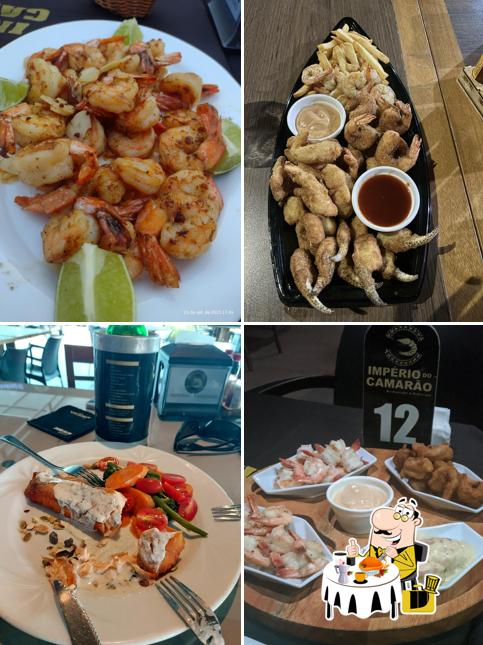 Platos en Império do Camarão