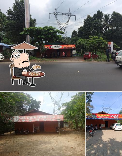 The exterior of Madhurima Toddy Bar/restaurant