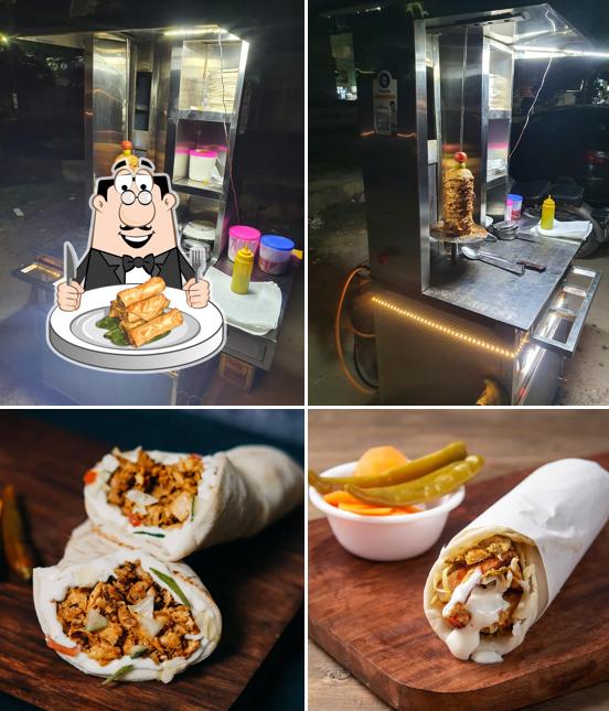 Spring rolls at Shawarma Singh